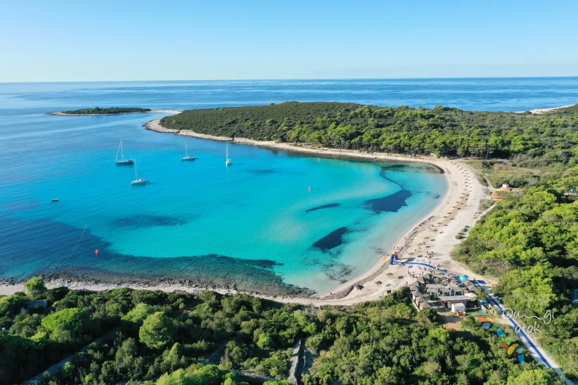 Strand Sakarun auf der Insel Dugi Otok